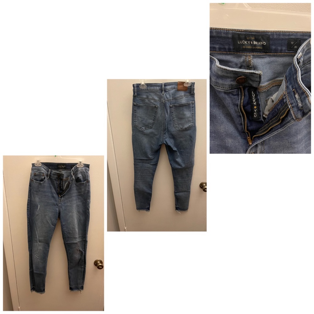 Lucky brand skinny jeans size 10